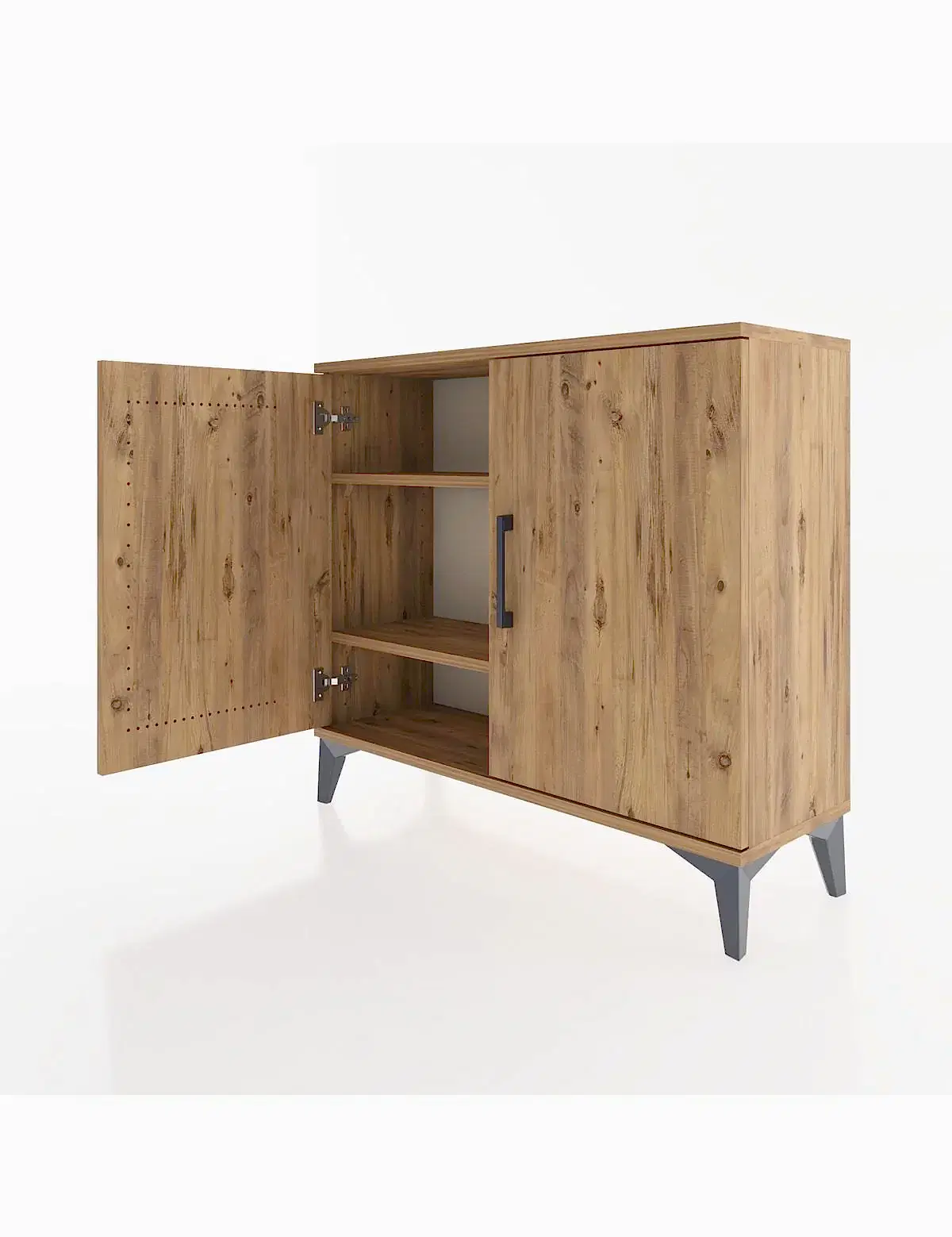 Arges Şifonyer 2 Raflı 2 Kapaklı 88x30x80 - S03M020V9A