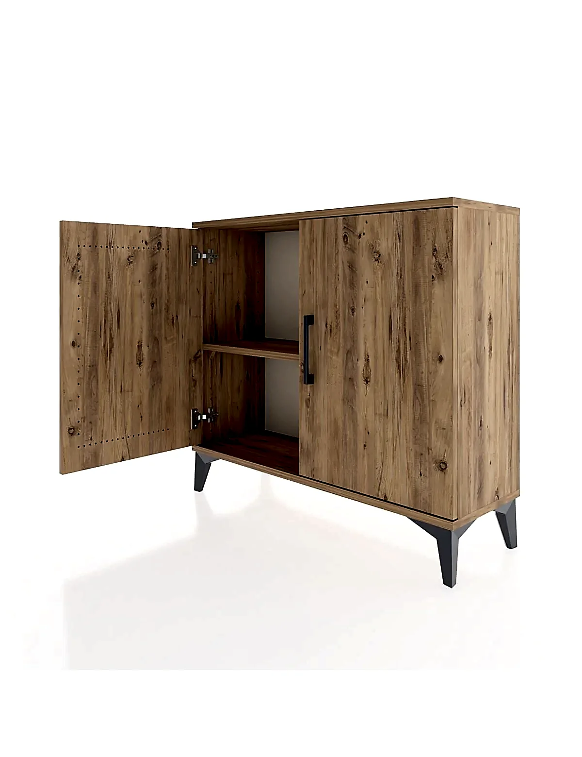 Arges Şifonyer Tek Raflı 2 Kapaklı 88x30x80 - S03M021V9A