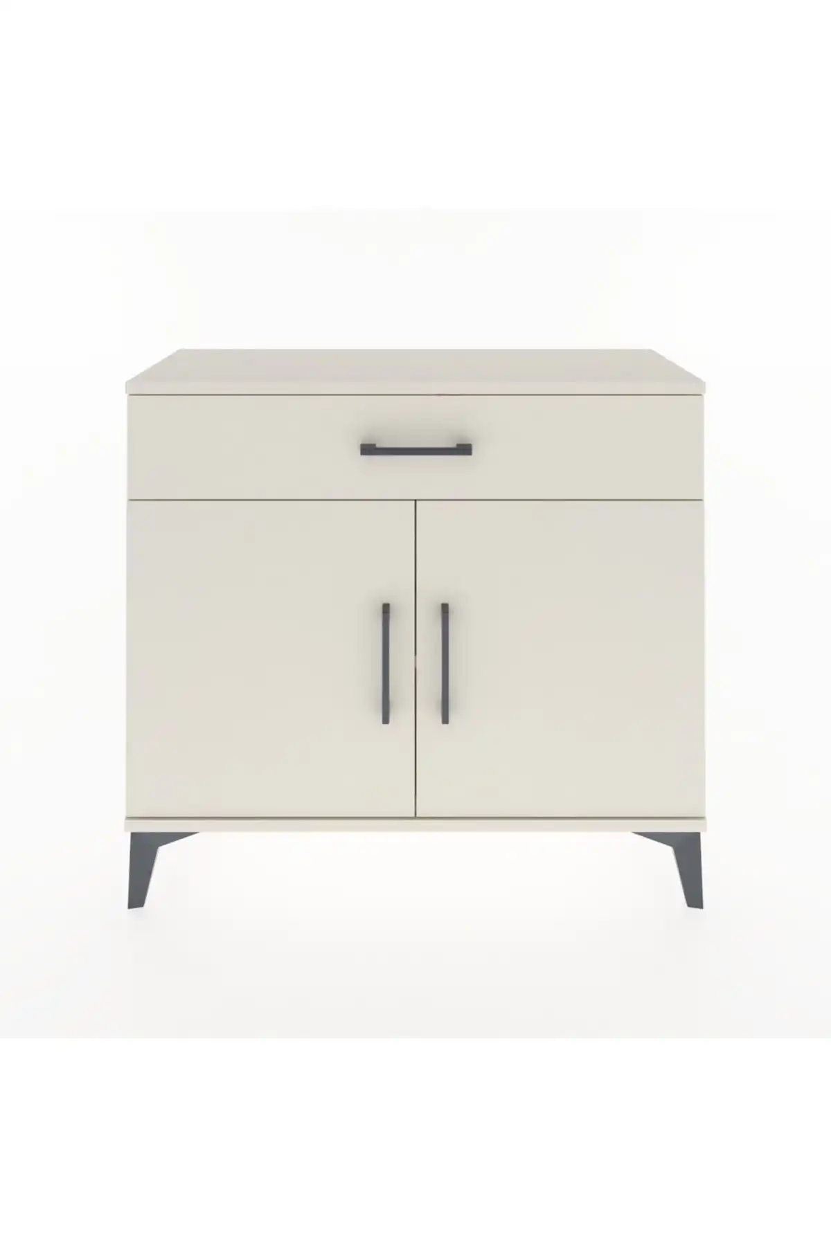 Arges Şifonyer Tek Raflı Tek Çekmeceli 2 Kapaklı 88x30x80 - S03M023V1A