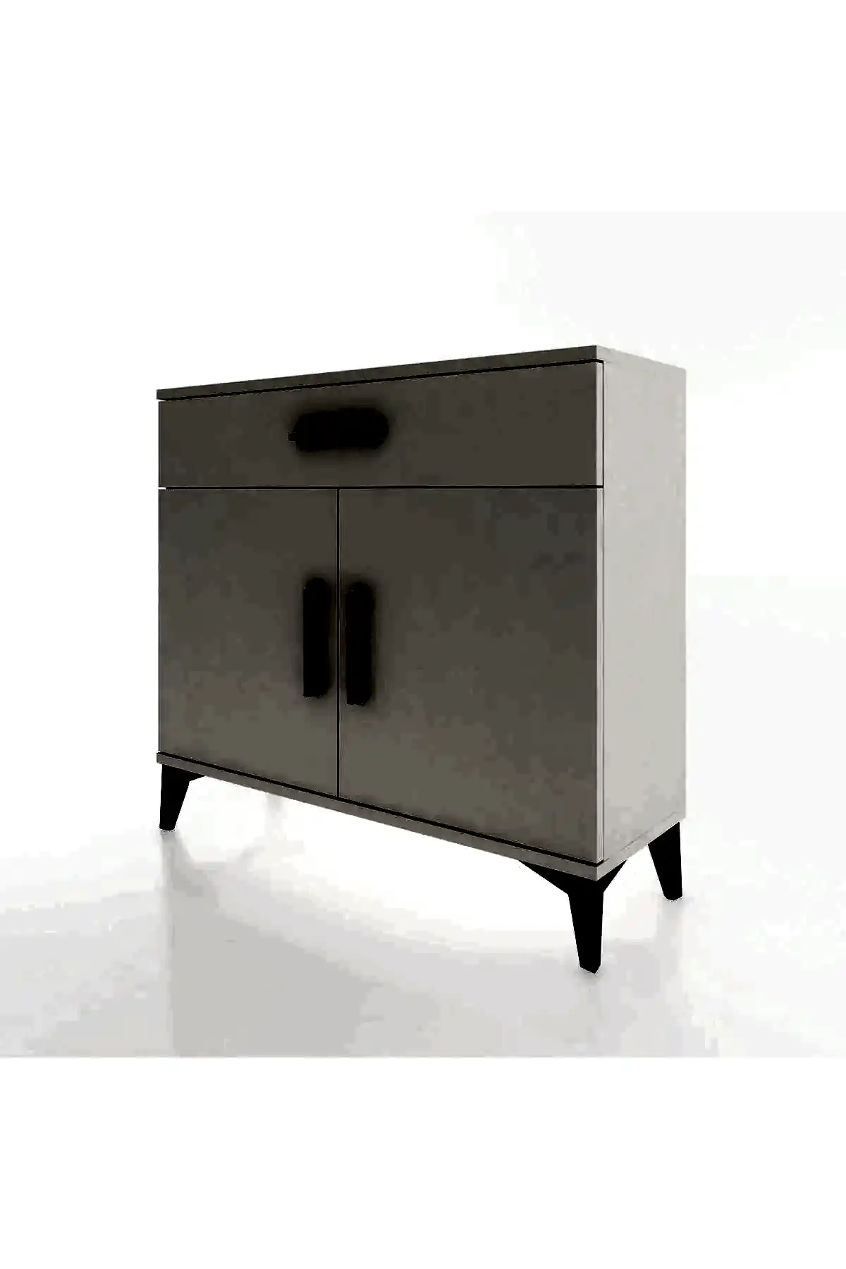 Arges Şifonyer Tek Raflı Tek Çekmeceli 2 Kapaklı 88x30x80 - S03M023V1A