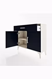 Arges Şifonyer Tek Raflı Tek Çekmeceli 2 Kapaklı 88x30x80 - S03M023V2A