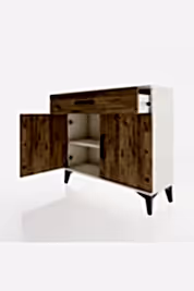 Arges Şifonyer Tek Raflı Tek Çekmeceli 2 Kapaklı 88x30x80 - S03M023V3A