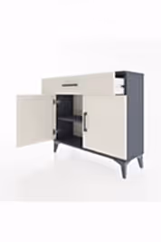 Arges Şifonyer Tek Raflı Tek Çekmeceli 2 Kapaklı 88x30x80 - S03M023V4A