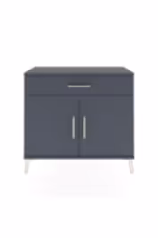 Arges Şifonyer Tek Raflı Tek Çekmeceli 2 Kapaklı 88x30x80 - S03M023V5A