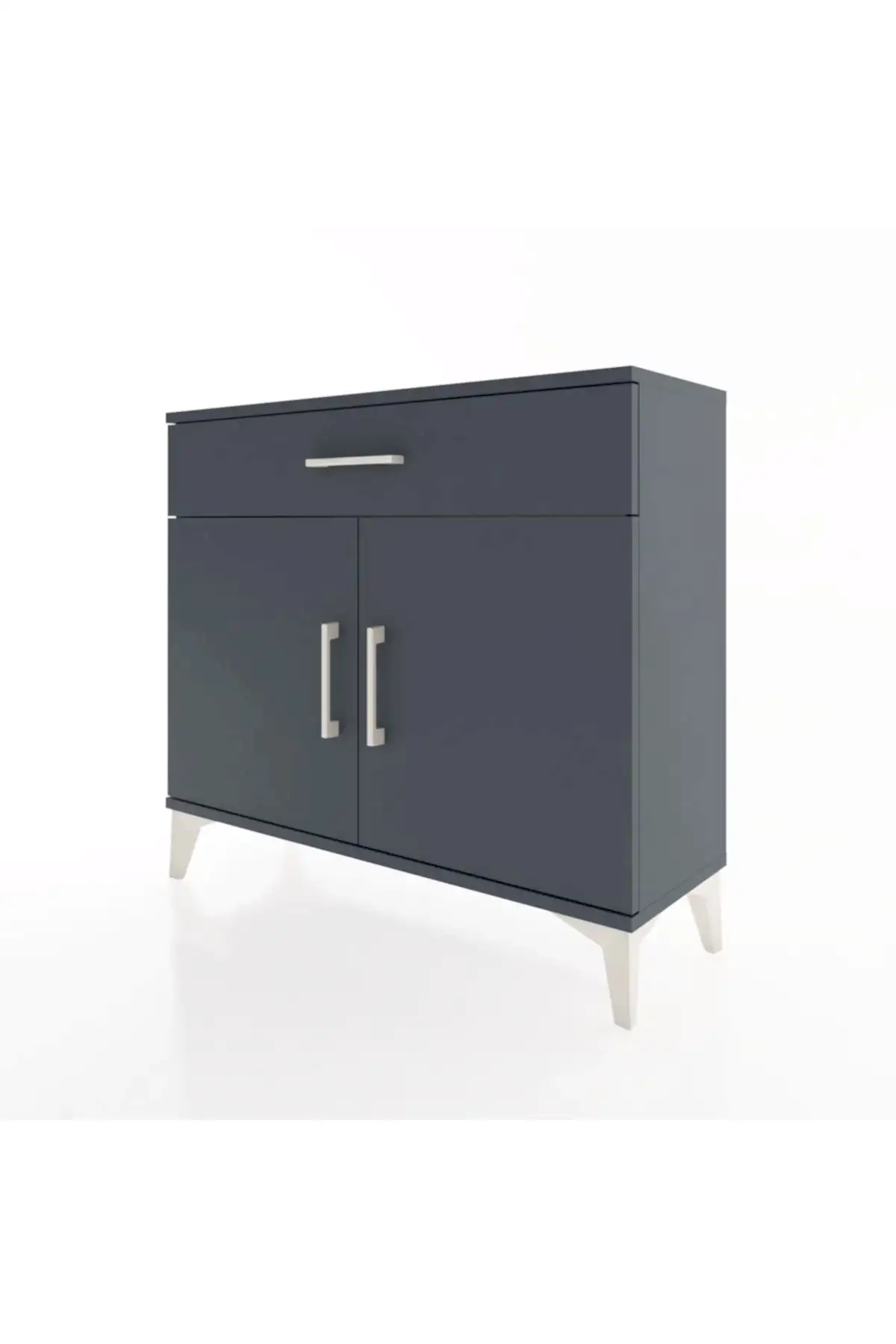 Arges Şifonyer Tek Raflı Tek Çekmeceli 2 Kapaklı 88x30x80 - S03M023V5A