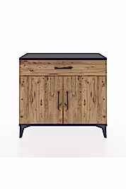 Arges Şifonyer Tek Raflı Tek Çekmeceli 2 Kapaklı 88x30x80 - S03M023V6A