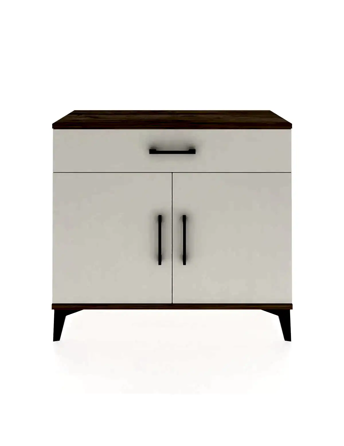 Arges Şifonyer Tek Raflı Tek Çekmeceli 2 Kapaklı 88x30x80 - S03M023V7A