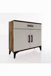 Arges Şifonyer Tek Raflı Tek Çekmeceli 2 Kapaklı 88x30x80 - S03M023V7A