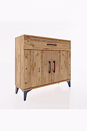 Arges Şifonyer Tek Raflı Tek Çekmeceli 2 Kapaklı 88x30x80 - S03M023V9A