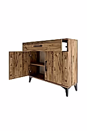 Arges Şifonyer Tek Raflı Tek Çekmeceli 2 Kapaklı 88x30x80 - S03M023V9A