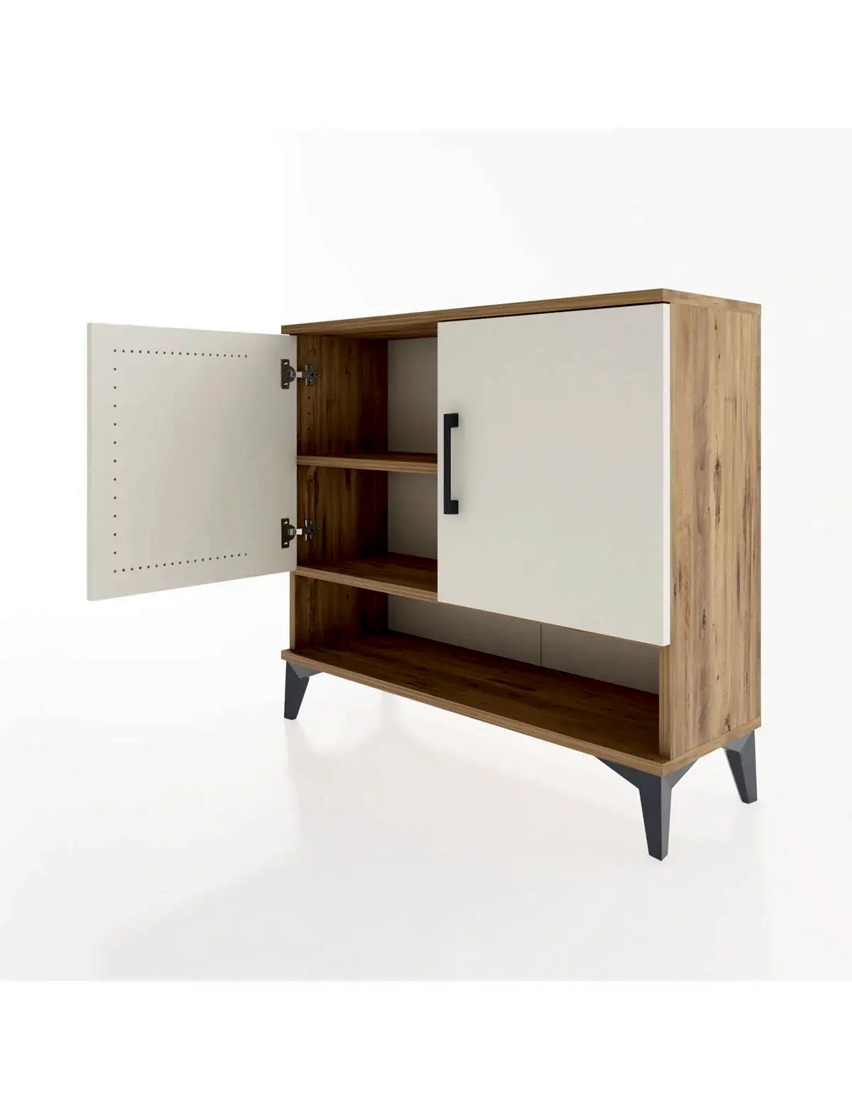 Arges Şifonyer 2 Raflı 2 Kapaklı 88x30x80 - S03M024V7A