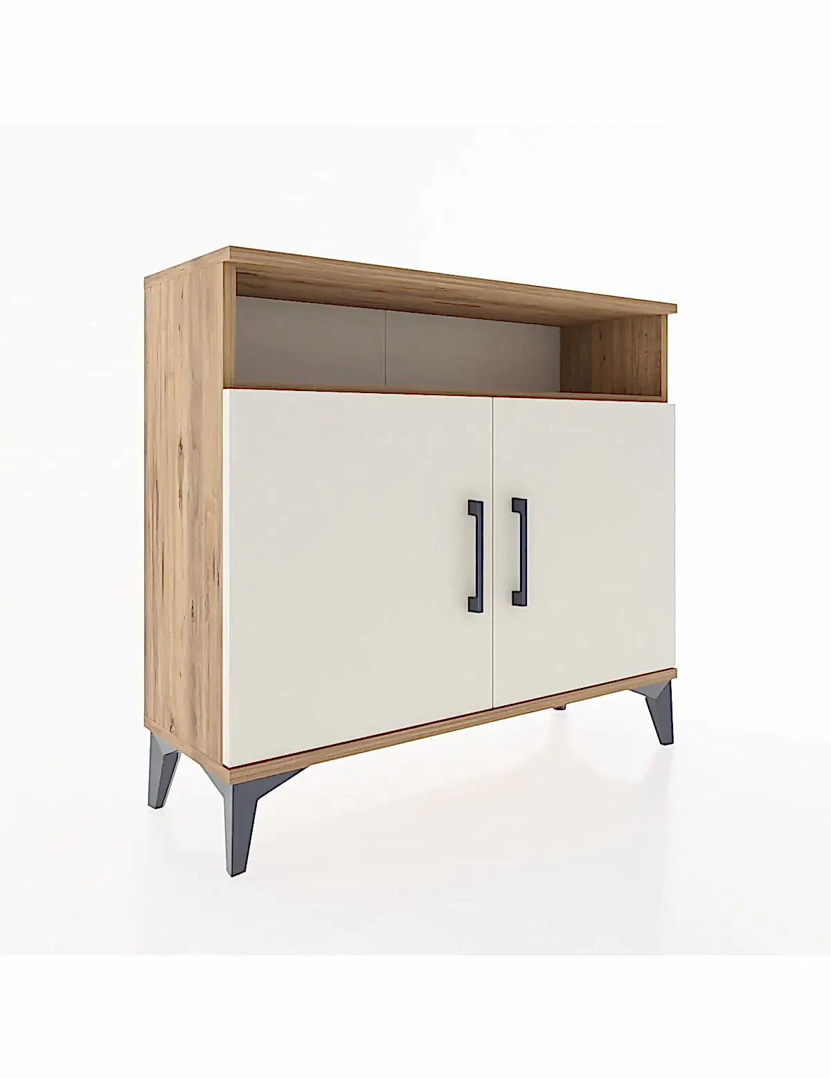 Arges Şifonyer 2 Raflı 2 Kapaklı 88x30x80 - S03M025V7A