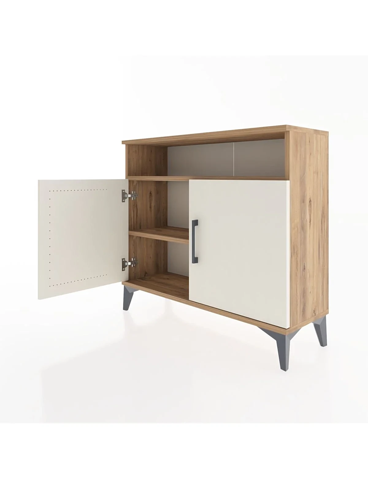 Arges Şifonyer 2 Raflı 2 Kapaklı 88x30x80 - S03M025V7A