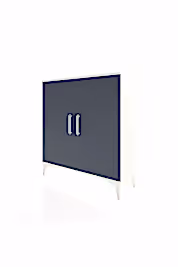 Arges Şifonyer 2 Raflı 2 Kapaklı 88x30x96 - S04M057V2A