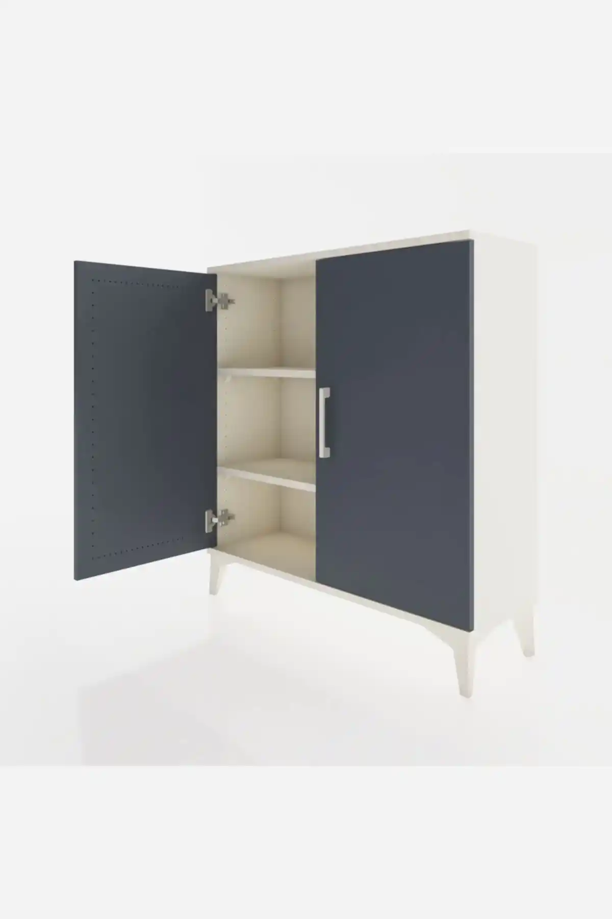 Arges Şifonyer 2 Raflı 2 Kapaklı 88x30x96 - S04M057V2A