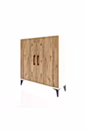 Arges Şifonyer 2 Raflı 2 Kapaklı 88x30x96 - S04M057V3A