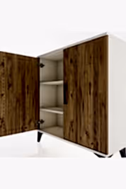 Arges Şifonyer 2 Raflı 2 Kapaklı 88x30x96 - S04M057V3A