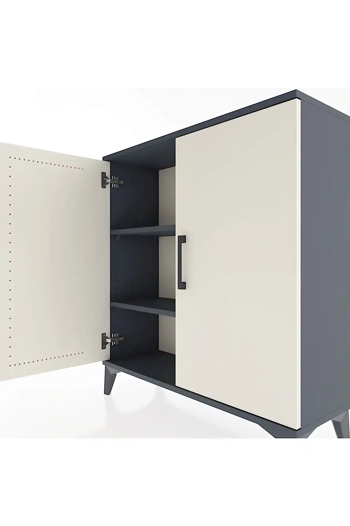 Arges Şifonyer 2 Raflı 2 Kapaklı 88x30x96 - S04M057V4A