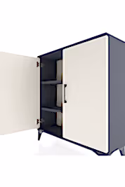 Arges Şifonyer 2 Raflı 2 Kapaklı 88x30x96 - S04M057V4A