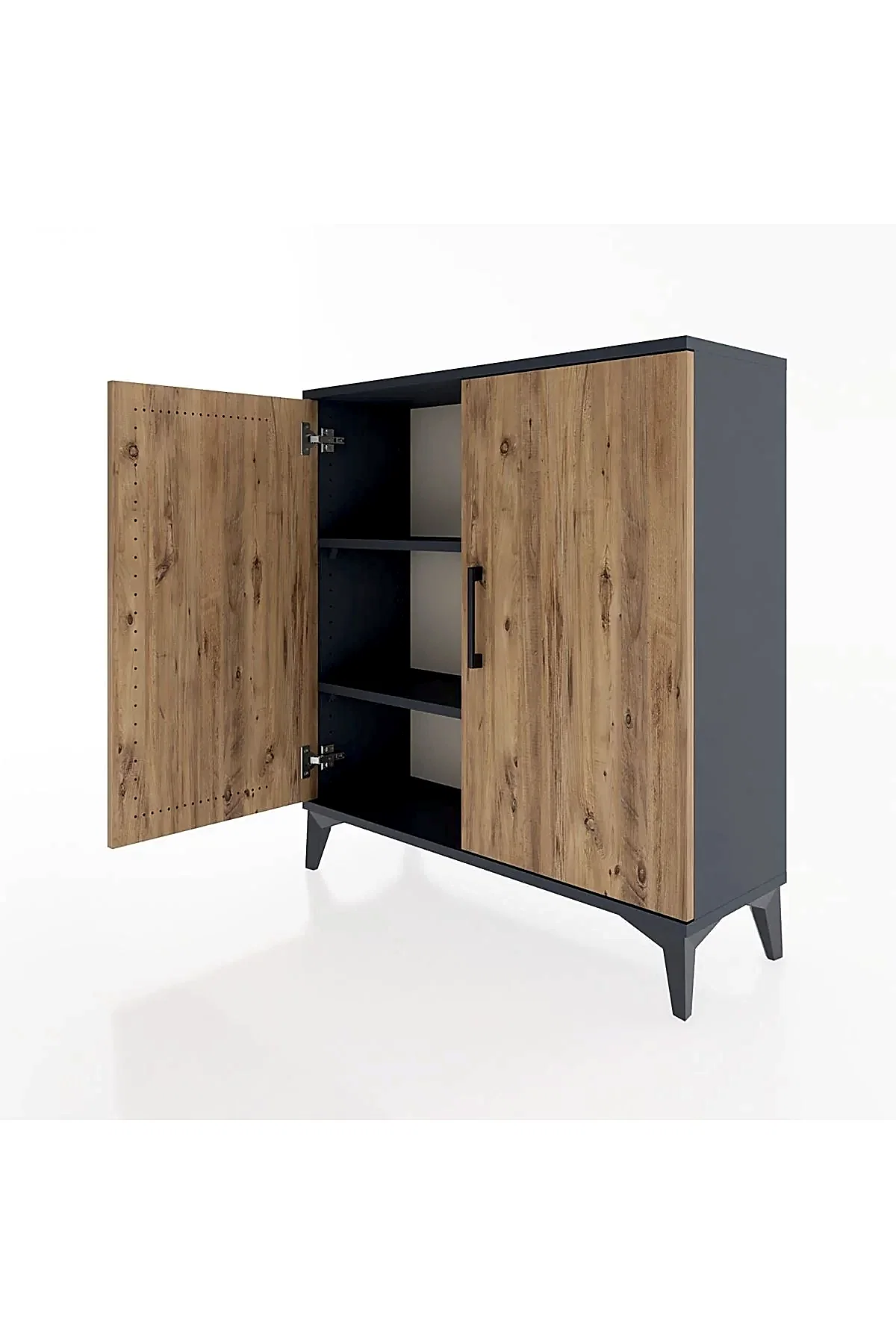 Arges Şifonyer 2 Raflı 2 Kapaklı 88x30x96 - S04M057V6A