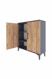 Arges Şifonyer 2 Raflı 2 Kapaklı 88x30x96 - S04M057V6A