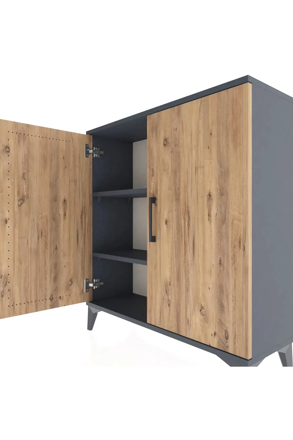 Arges Şifonyer 2 Raflı 2 Kapaklı 88x30x96 - S04M057V6A