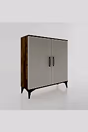 Arges Şifonyer 2 Raflı 2 Kapaklı 88x30x96 - S04M057V7A