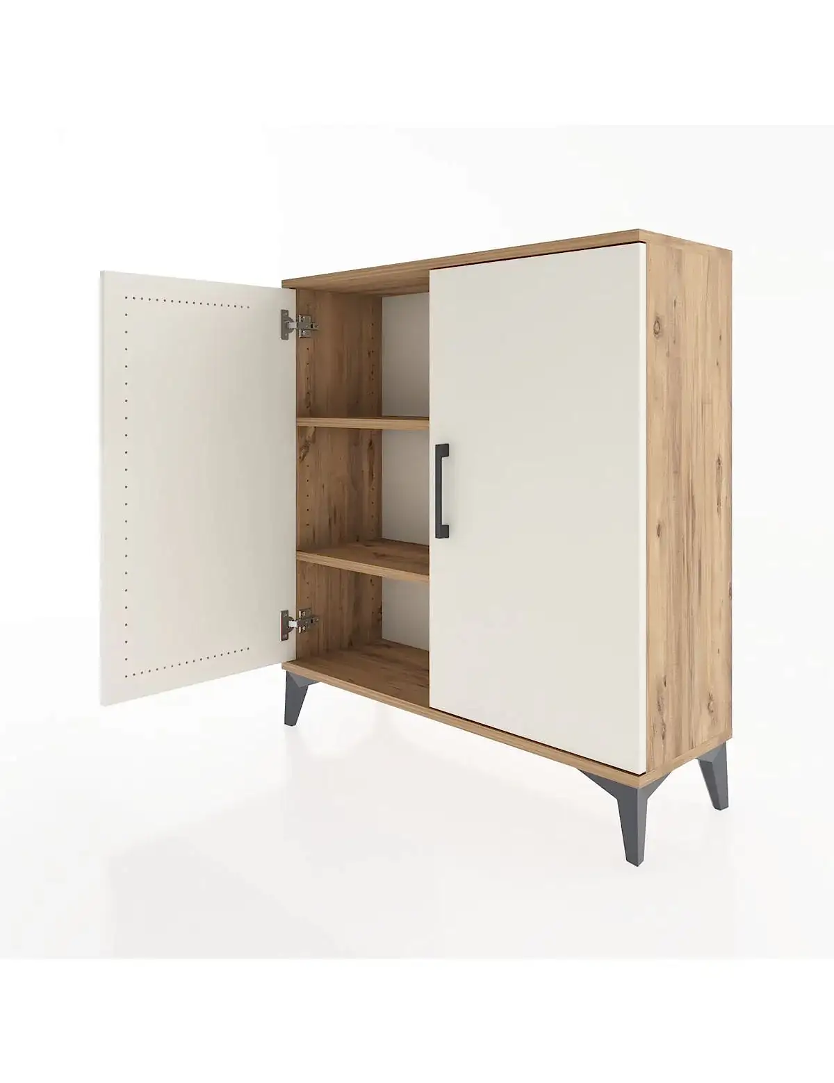 Arges Şifonyer 2 Raflı 2 Kapaklı 88x30x96 - S04M057V7A