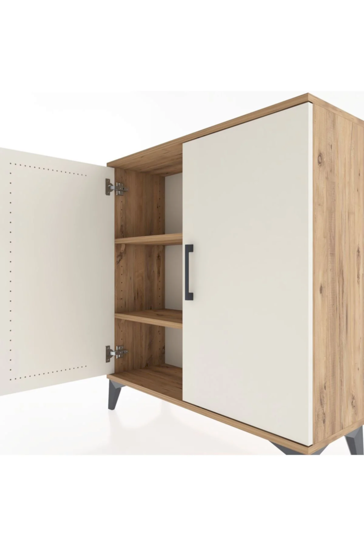 Arges Şifonyer 2 Raflı 2 Kapaklı 88x30x96 - S04M057V7A