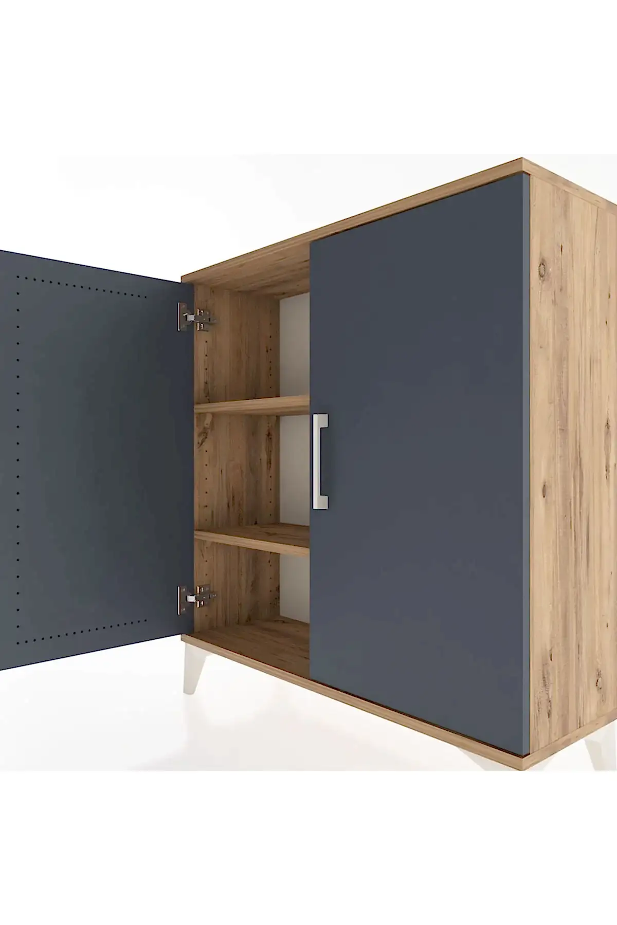 Arges Şifonyer 2 Raflı 2 Kapaklı 88x30x96 - S04M057V8A