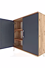 Arges Şifonyer 2 Raflı 2 Kapaklı 88x30x96 - S04M057V8A