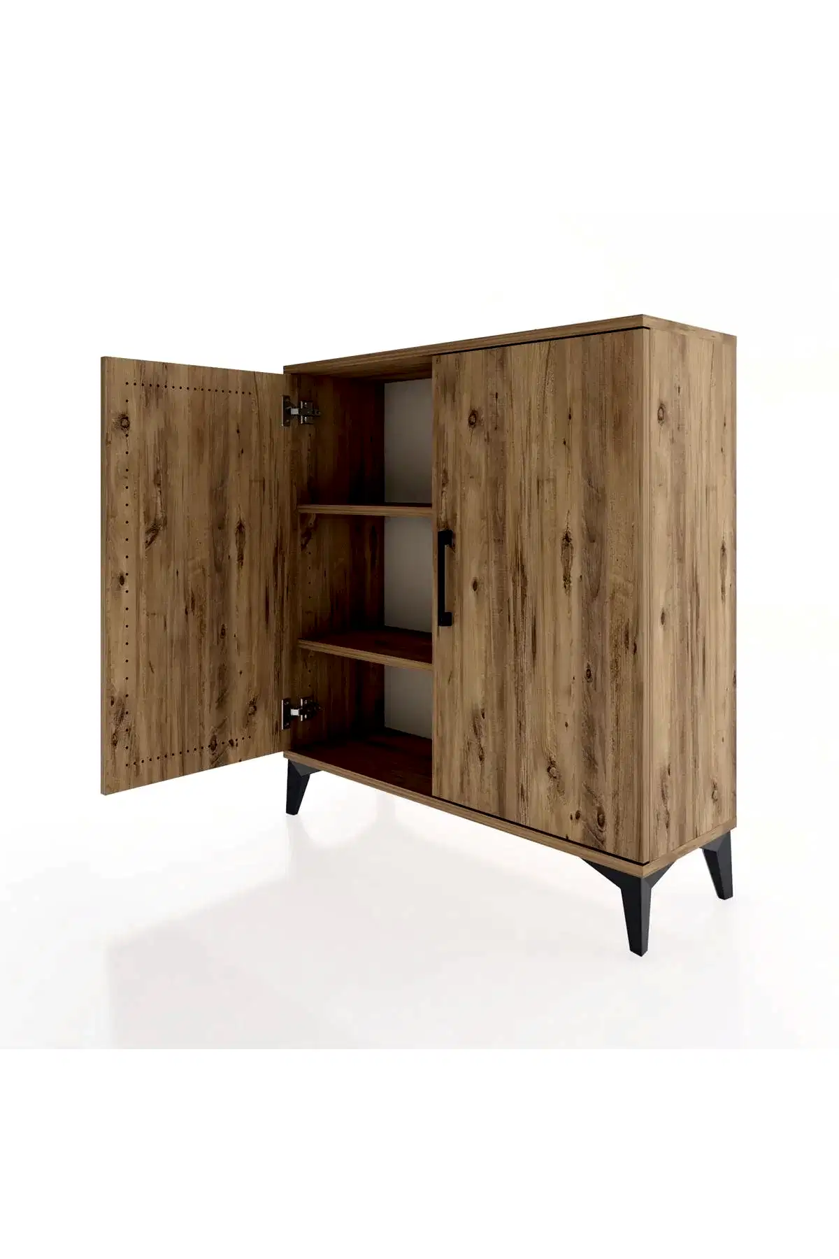 Arges Şifonyer 2 Raflı 2 Kapaklı 88x30x96 - S04M057V9A