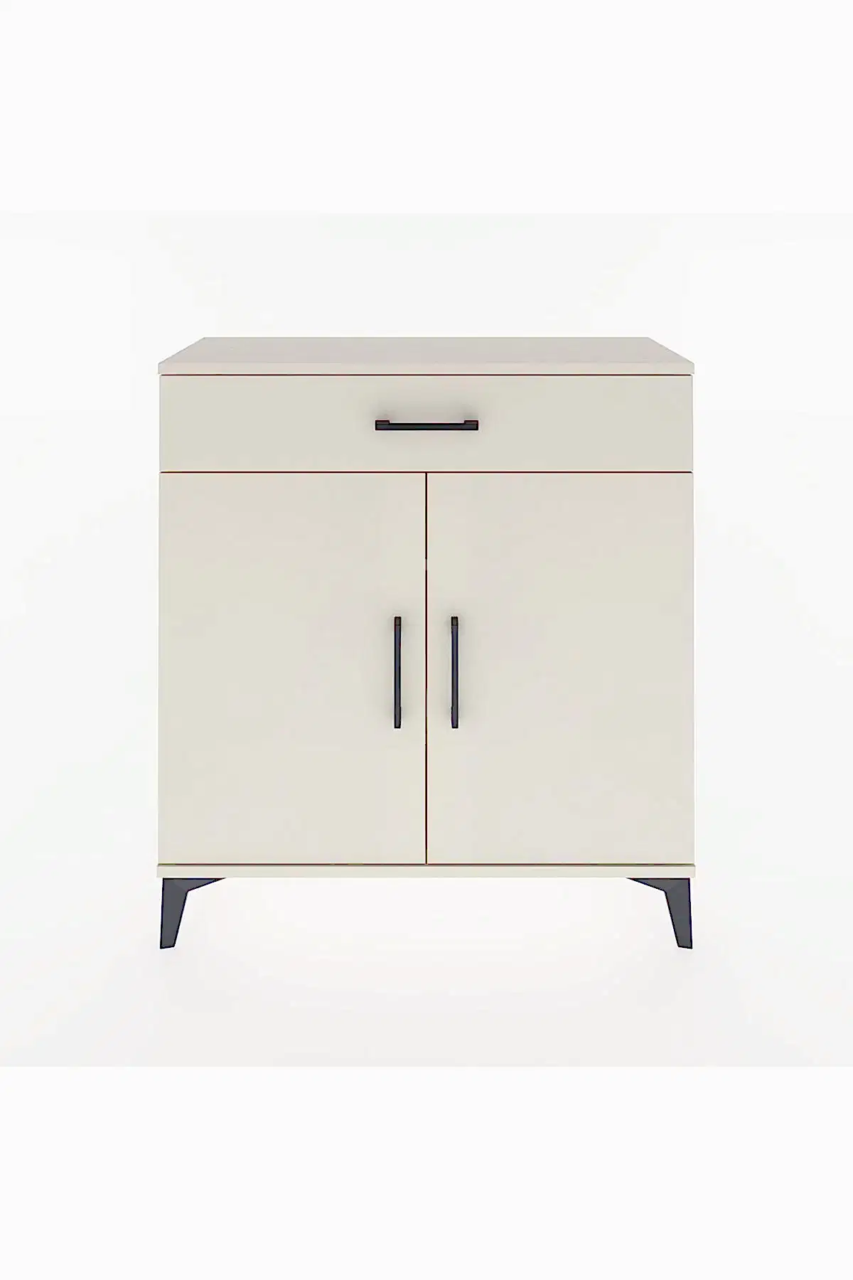 Arges Şifonyer 2 Raflı Tek Çekmeceli 2 Kapaklı 88x30x96 - S04M059V1A