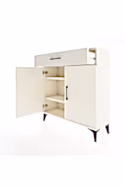 Arges Şifonyer 2 Raflı Tek Çekmeceli 2 Kapaklı 88x30x96 - S04M059V1A