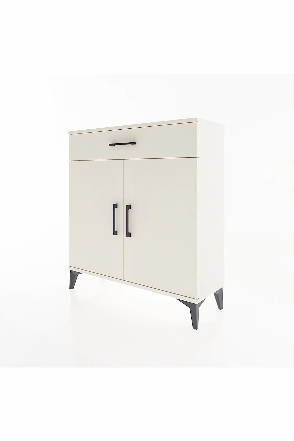 Arges Şifonyer 2 Raflı Tek Çekmeceli 2 Kapaklı 88x30x96 - S04M059V1A