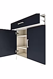 Arges Şifonyer 2 Raflı Tek Çekmeceli 2 Kapaklı 88x30x96 - S04M059V2A