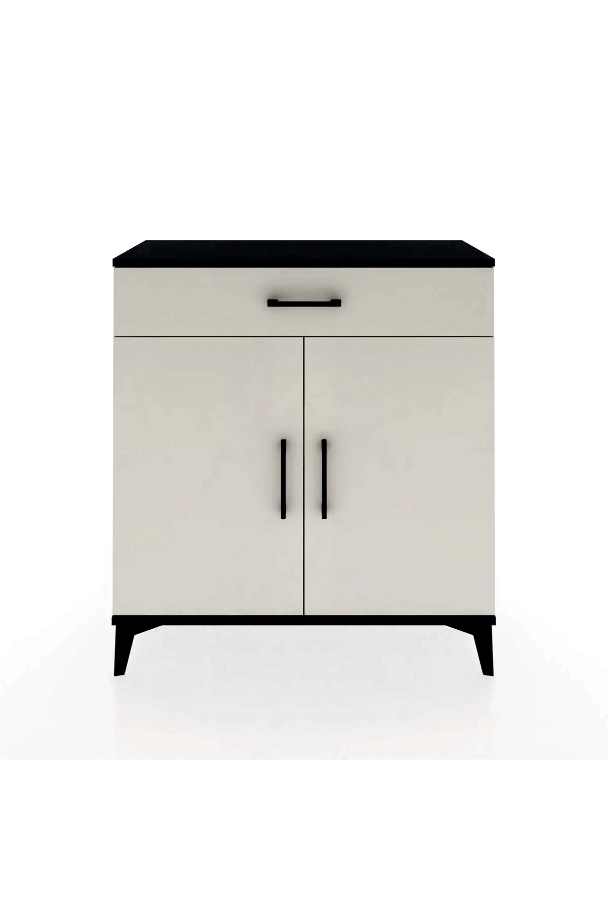 Arges Şifonyer 2 Raflı Tek Çekmeceli 2 Kapaklı 88x30x96 - S04M059V4A