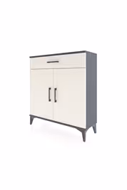 Arges Şifonyer 2 Raflı Tek Çekmeceli 2 Kapaklı 88x30x96 - S04M059V4A