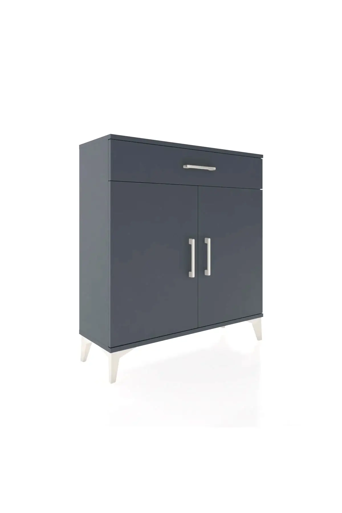 Arges Şifonyer 2 Raflı Tek Çekmeceli 2 Kapaklı 88x30x96 - S04M059V5A