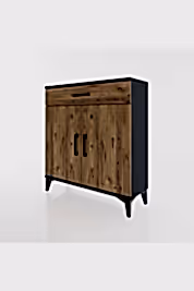 Arges Şifonyer 2 Raflı Tek Çekmeceli 2 Kapaklı 88x30x96 - S04M059V6A