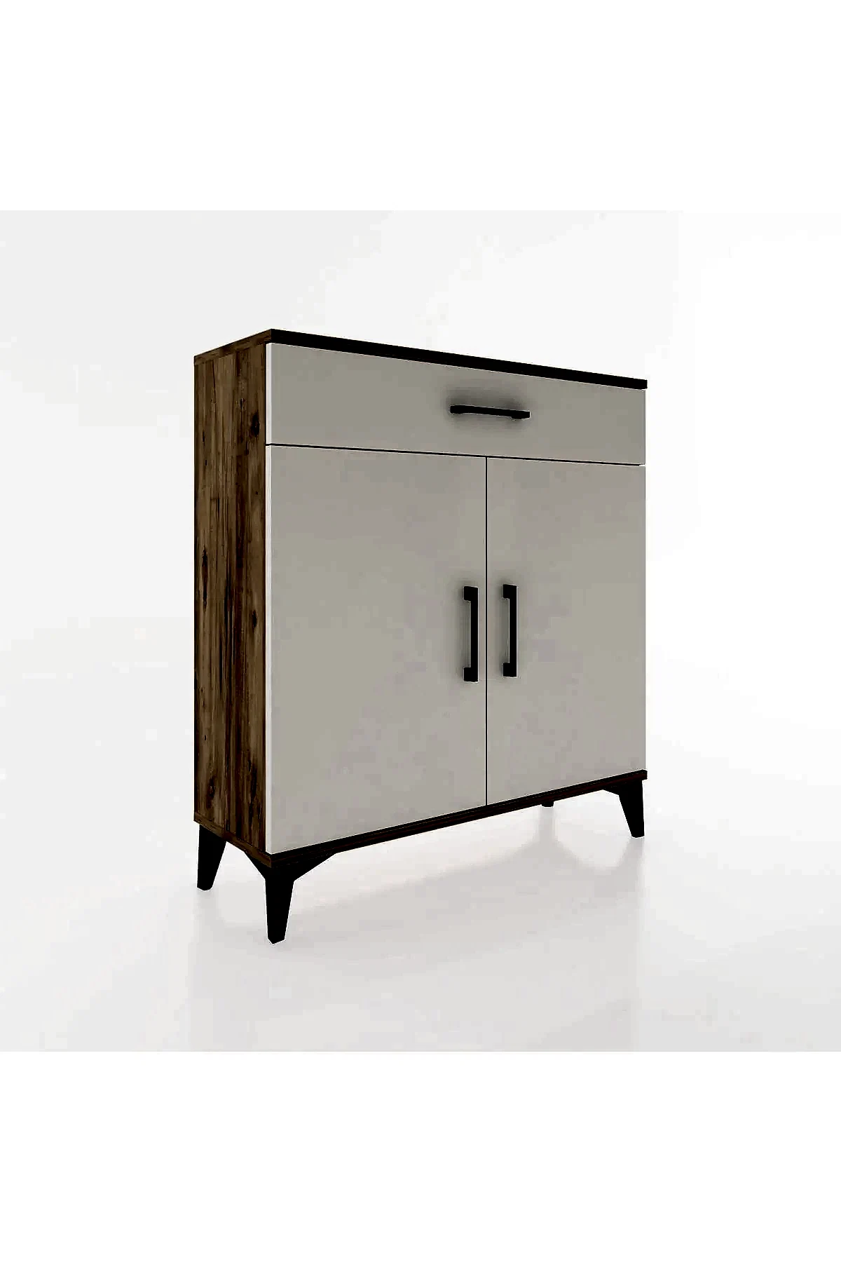 Arges Şifonyer 2 Raflı Tek Çekmeceli 2 Kapaklı 88x30x96 - S04M059V7A