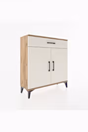 Arges Şifonyer 2 Raflı Tek Çekmeceli 2 Kapaklı 88x30x96 - S04M059V7A