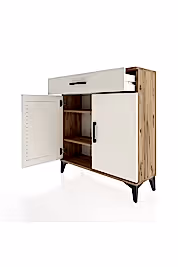 Arges Şifonyer 2 Raflı Tek Çekmeceli 2 Kapaklı 88x30x96 - S04M059V7A