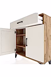 Arges Şifonyer 2 Raflı Tek Çekmeceli 2 Kapaklı 88x30x96 - S04M059V7A