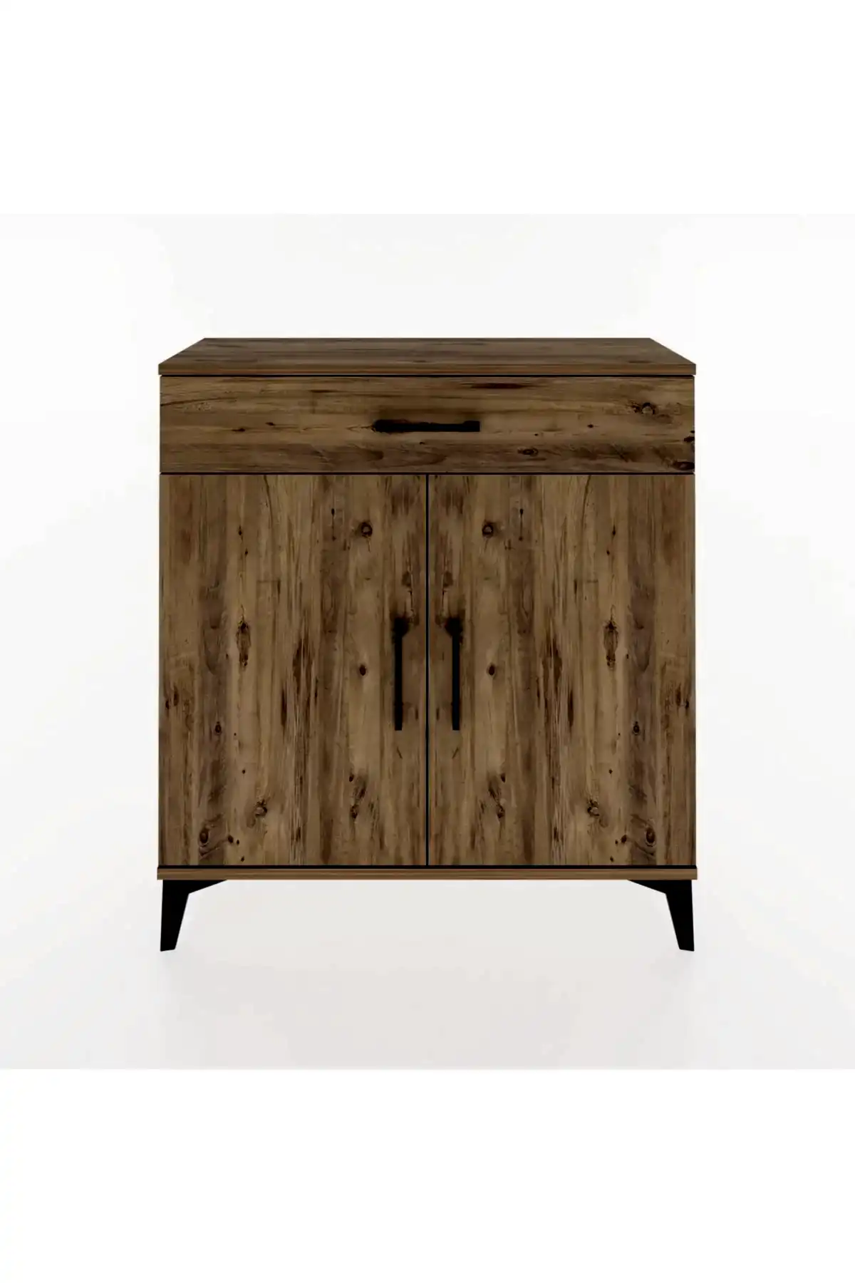 Arges Şifonyer 2 Raflı Tek Çekmeceli 2 Kapaklı 88x30x96 - S04M059V9A