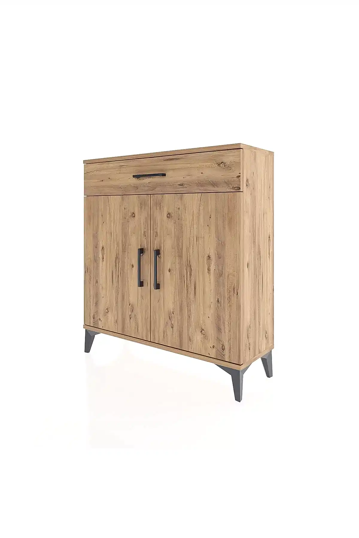 Arges Şifonyer 2 Raflı Tek Çekmeceli 2 Kapaklı 88x30x96 - S04M059V9A