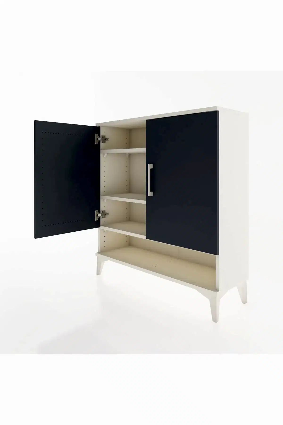 Arges Şifonyer 3 Raflı 2 Kapaklı 88x30x96 - S04M062V2A