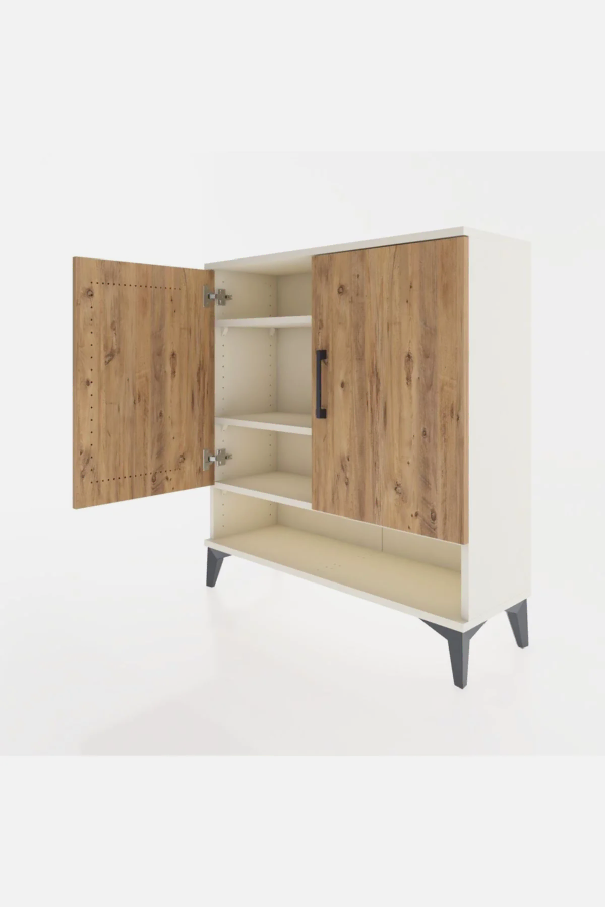 Arges Şifonyer 3 Raflı 2 Kapaklı 88x30x96 - S04M062V3A