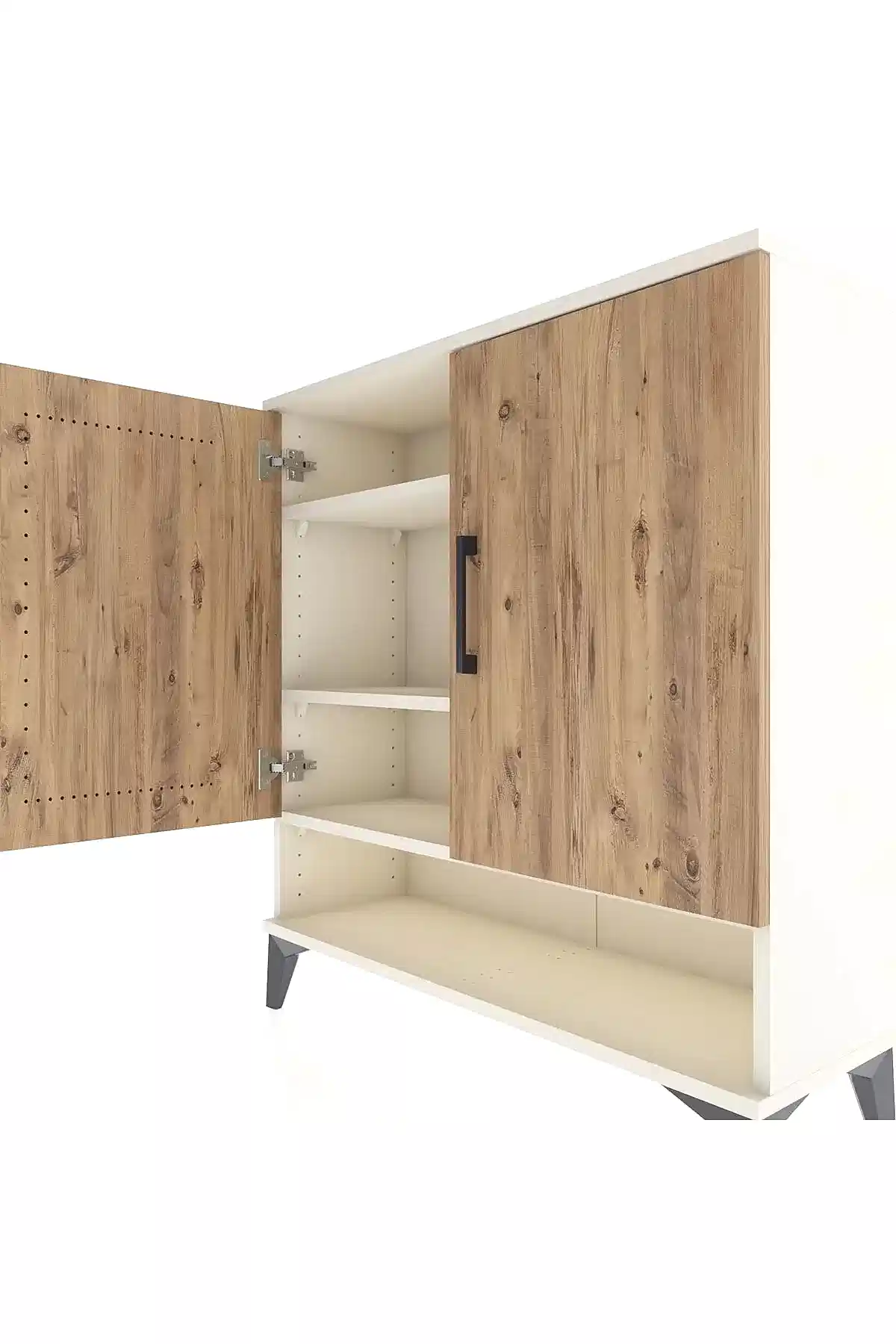 Arges Şifonyer 3 Raflı 2 Kapaklı 88x30x96 - S04M062V3A