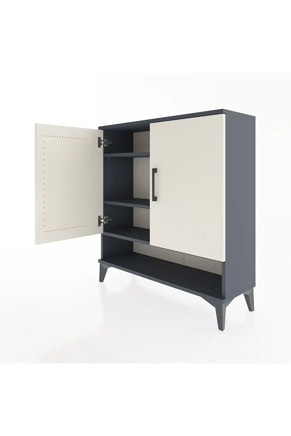 Arges Şifonyer 3 Raflı 2 Kapaklı 88x30x96 - S04M062V4A